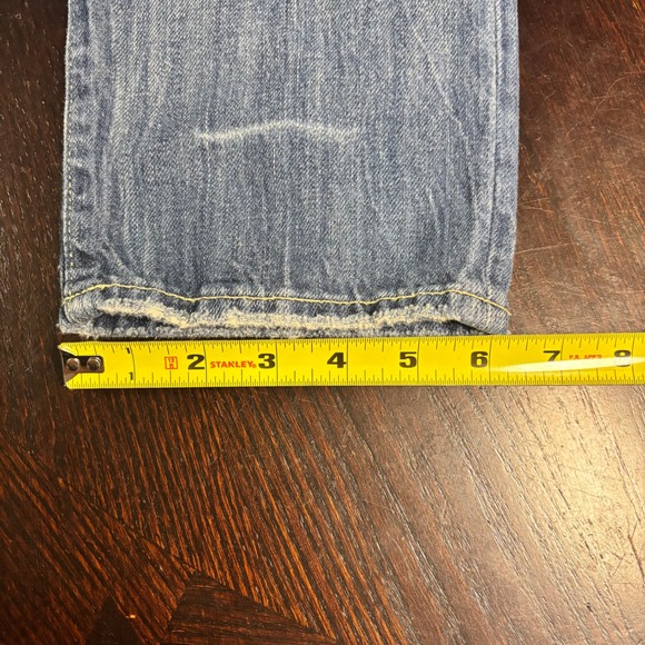 Polo Ralph Lauren Astor Slim Boyfriend Jeans Medium Wash Distressed Size 32 - Picture 10 of 10